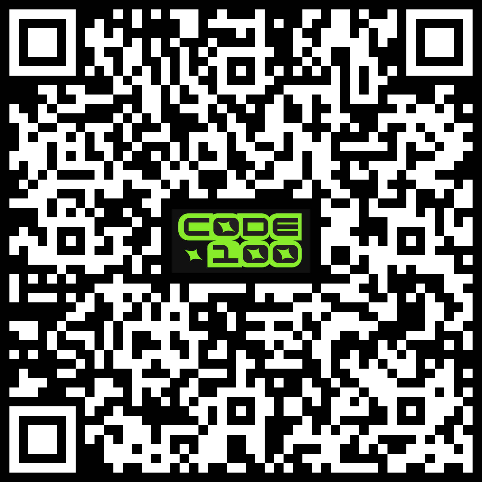 QR code for website